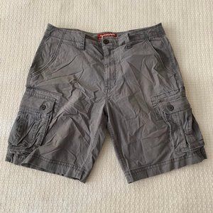Men's Relaxed Fit Camouflage Outdoor Cotton Multi-Pocket Casual No-Belt Bermuda